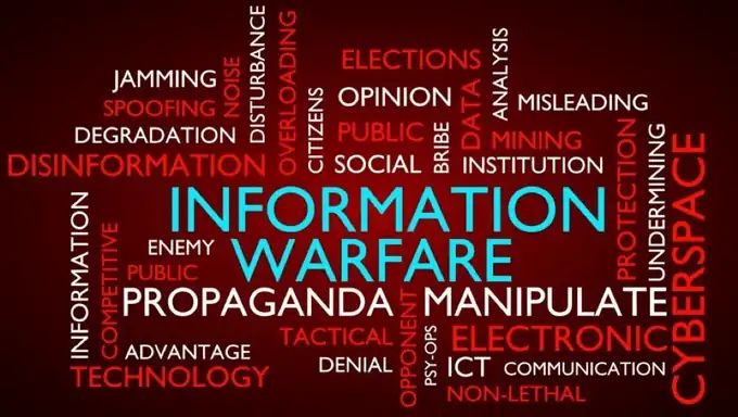 La guerre de cinquième génération (5GW) est une guerre menée principalement par le biais d'actions militaires non cinétiques, telles que l'ingénierie sociale, la désinformation, les cyberattaques, ainsi que les technologies émergentes telles que l'intelligence artificielle et les systèmes entièrement autonomes.